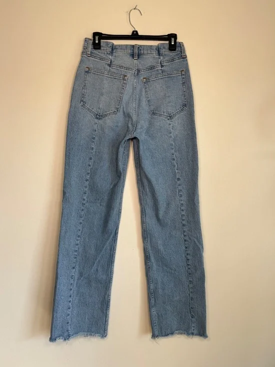 Abercrombie & Fitch The '90s Relaxed Jean High Rise Curve Love | Size 28 Long - Picture 6 of 9